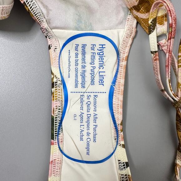 Zimmermann Side Tie Bikini Bottom in Golden Floral Multicolor - Picture 9 of 10